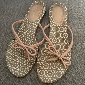 Kaye spade flip flops